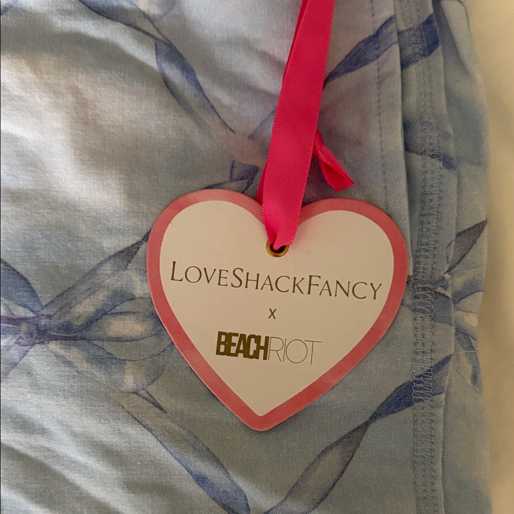 Loveshackfancy Blue Patterned Pants - image 2